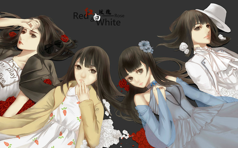 snh48三韫束菌红白玫瑰