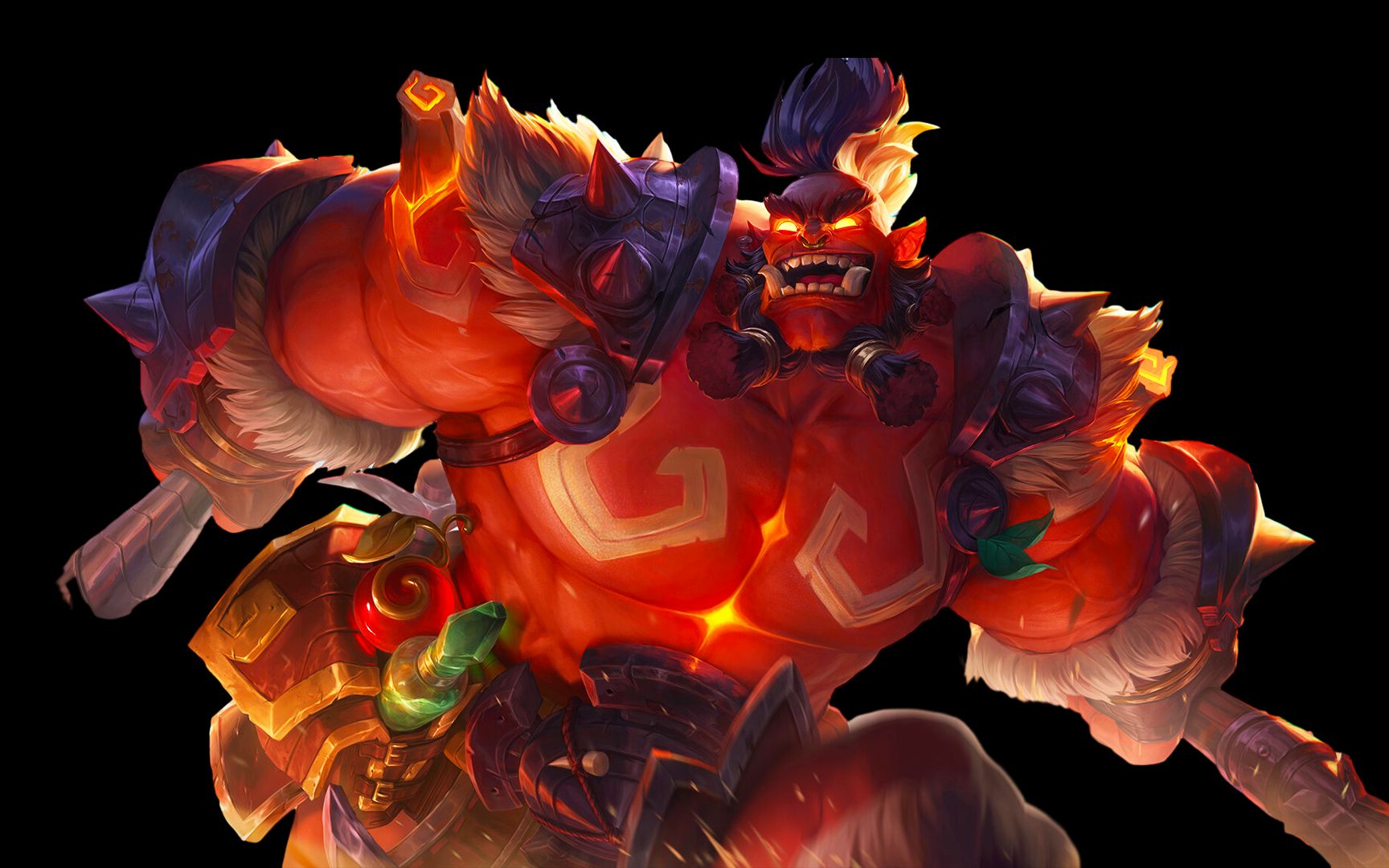 超帅的英雄联盟角色:蒙多模型制作,zbrush新手