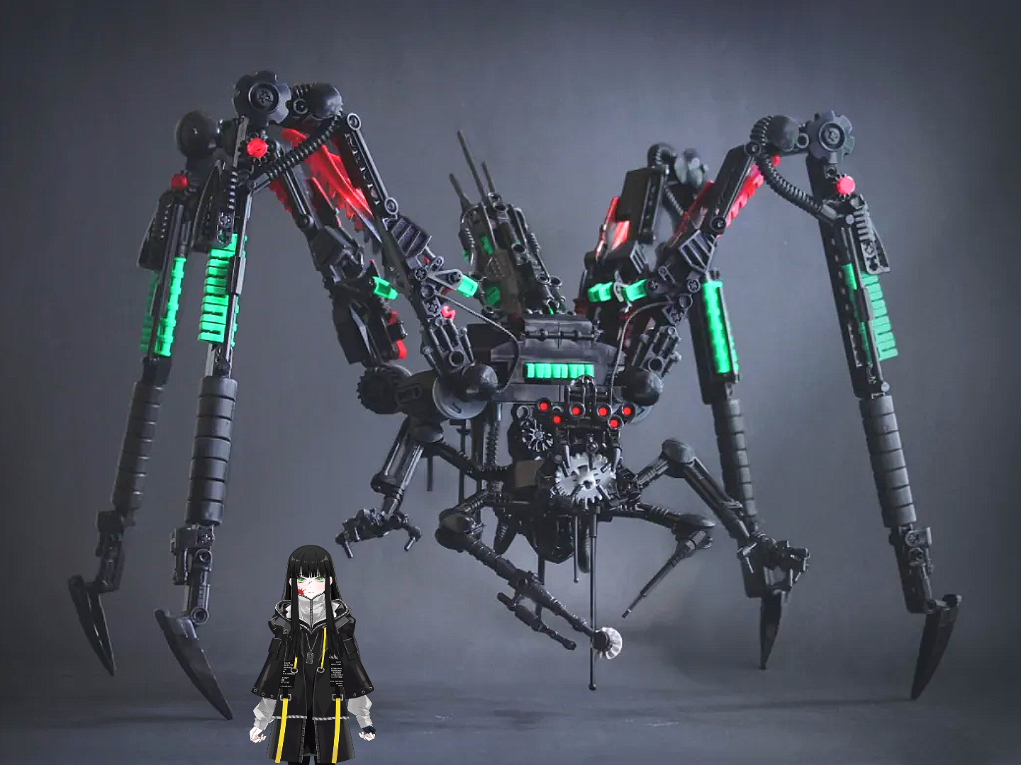 【乐高moc搬运】蜘蛛机甲