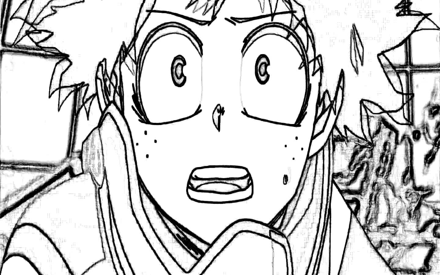 【我的英雄学院】欧尔麦特vs脑无【漫画化】对决,感受素描?