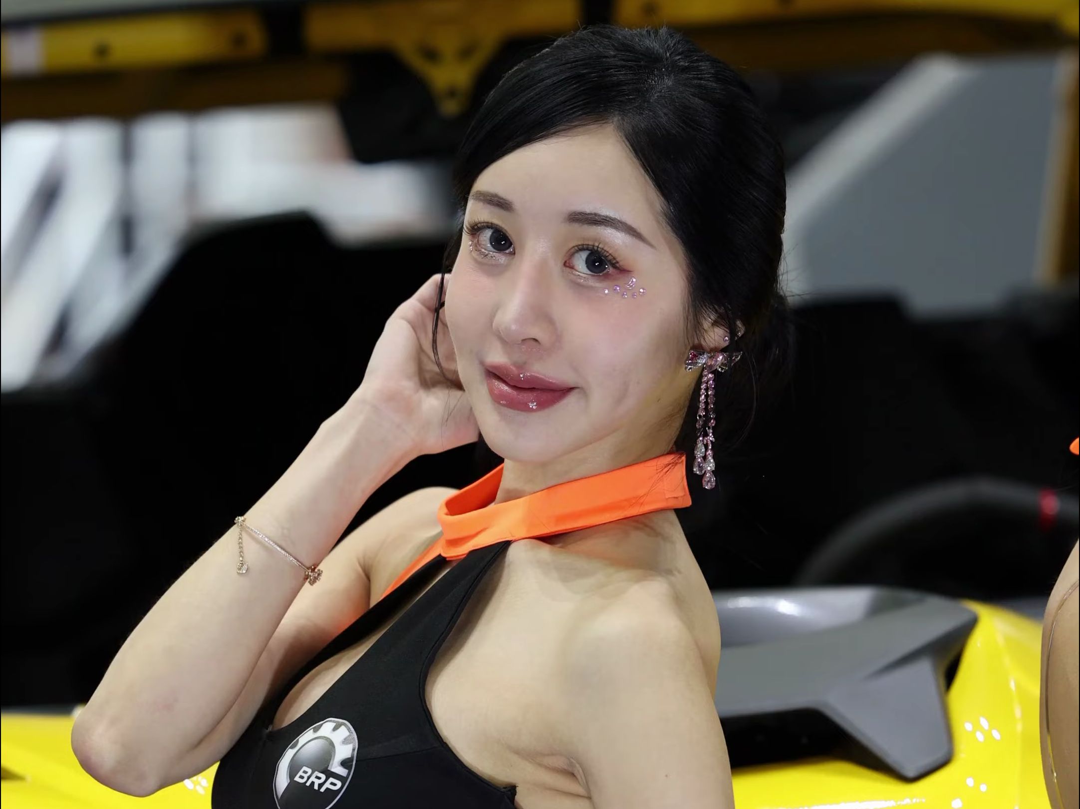 2024 korea international boat show 模特 李雪碧 fancam