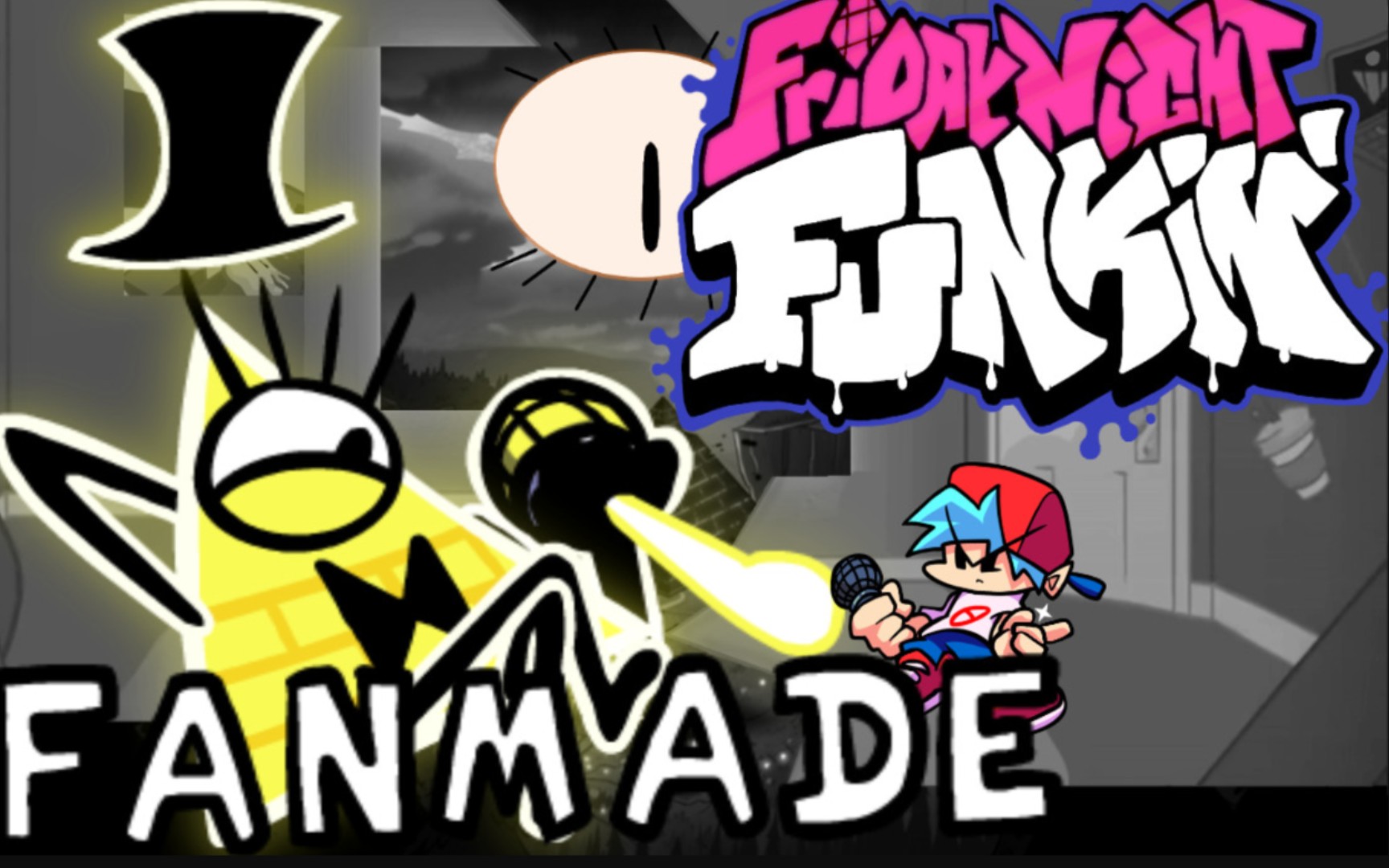 fnf优质模组billcipherfullweekfanmade怪诞小镇