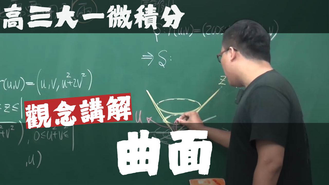 【高三大一微积分 (高等数学)】向量函数的微积分篇|11|曲面哔哩哔哩bilibili