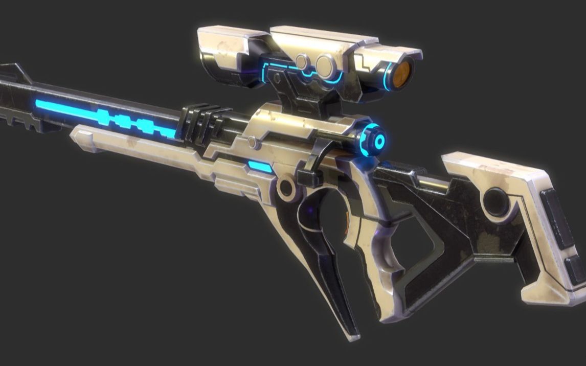 学会了3d,cf神器用不完了,3dmax枪建模全流程!