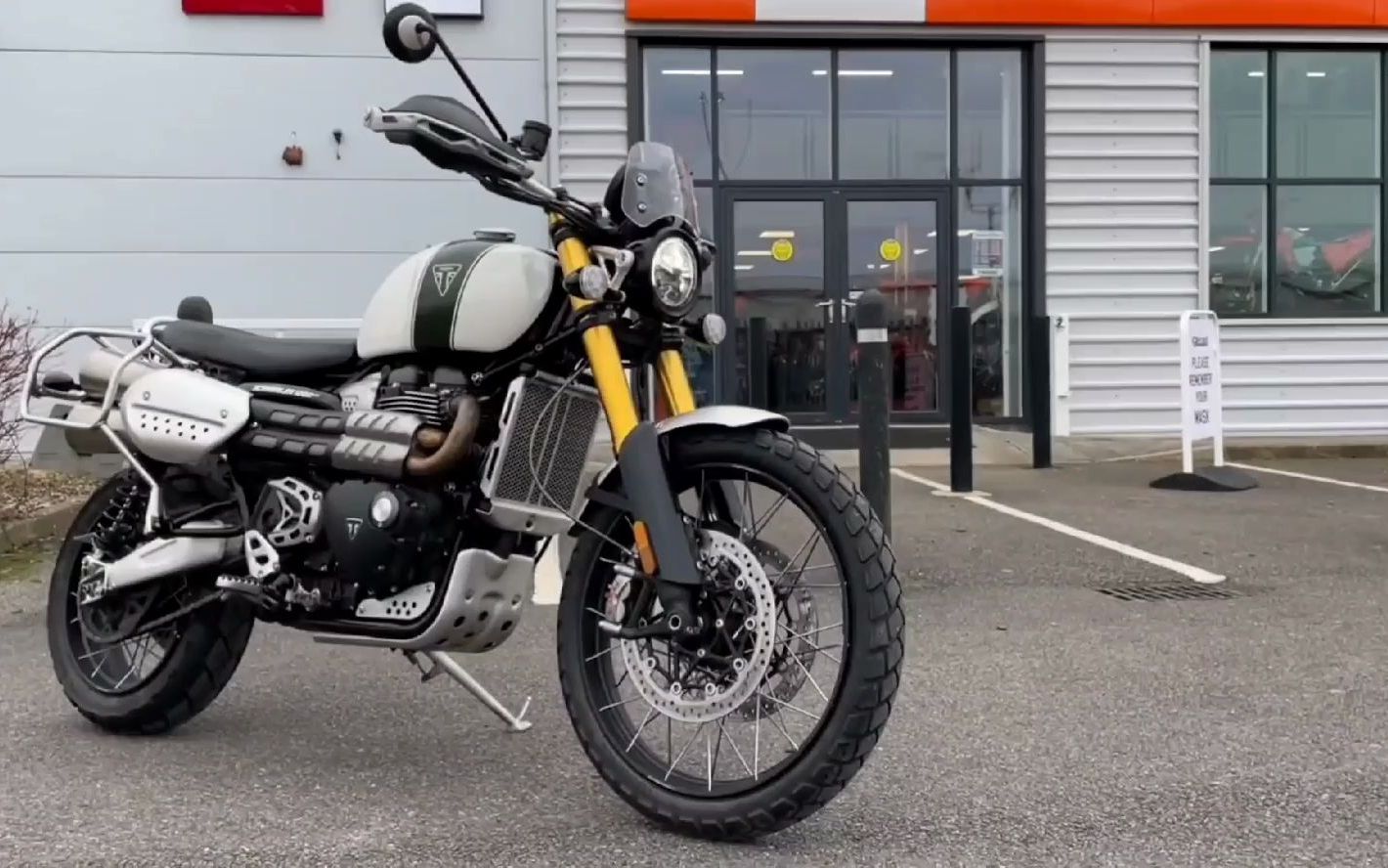 凯旋 scrambler 1200 xe实车及声浪展示