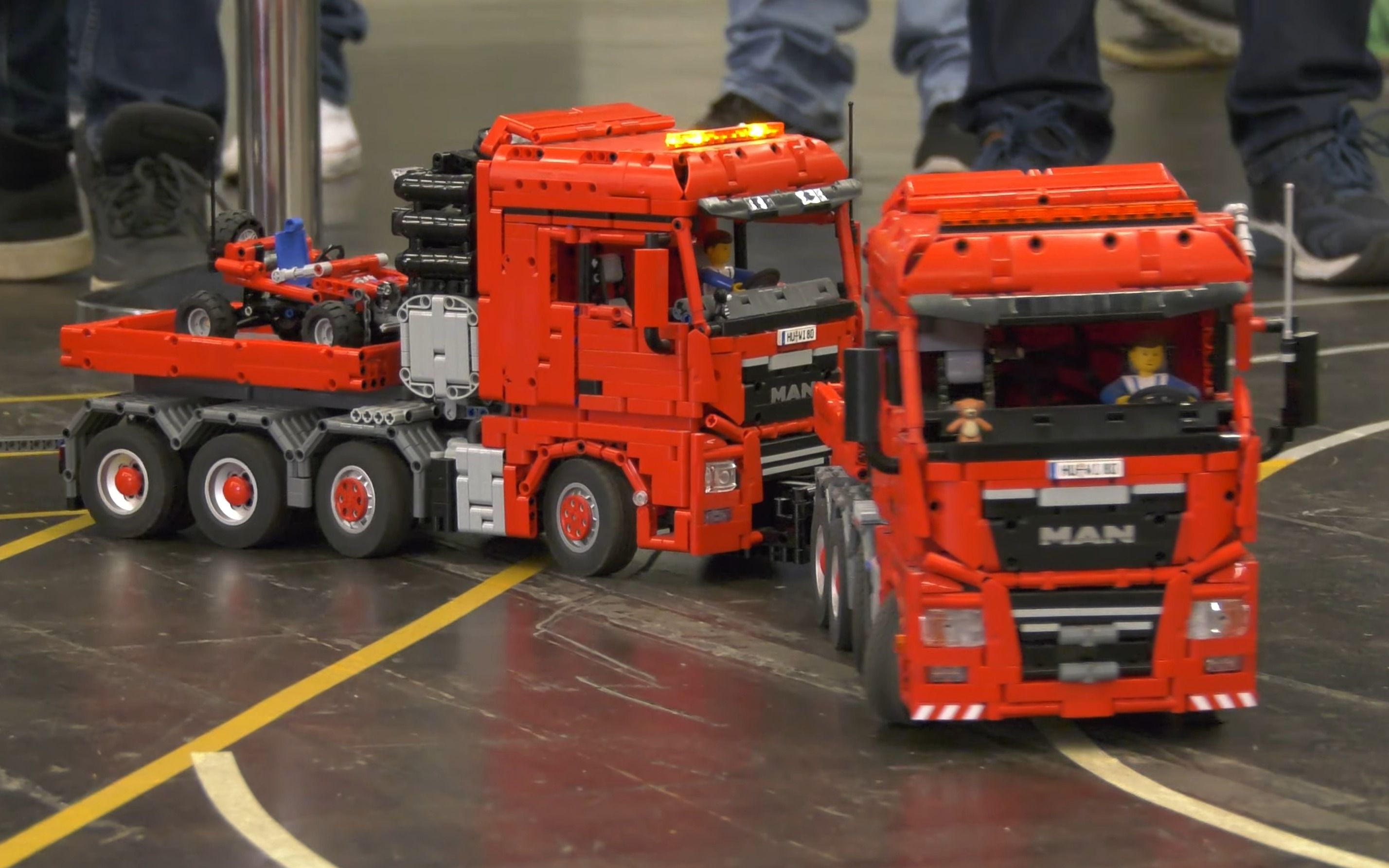 rc遥控乐高man半挂卡车