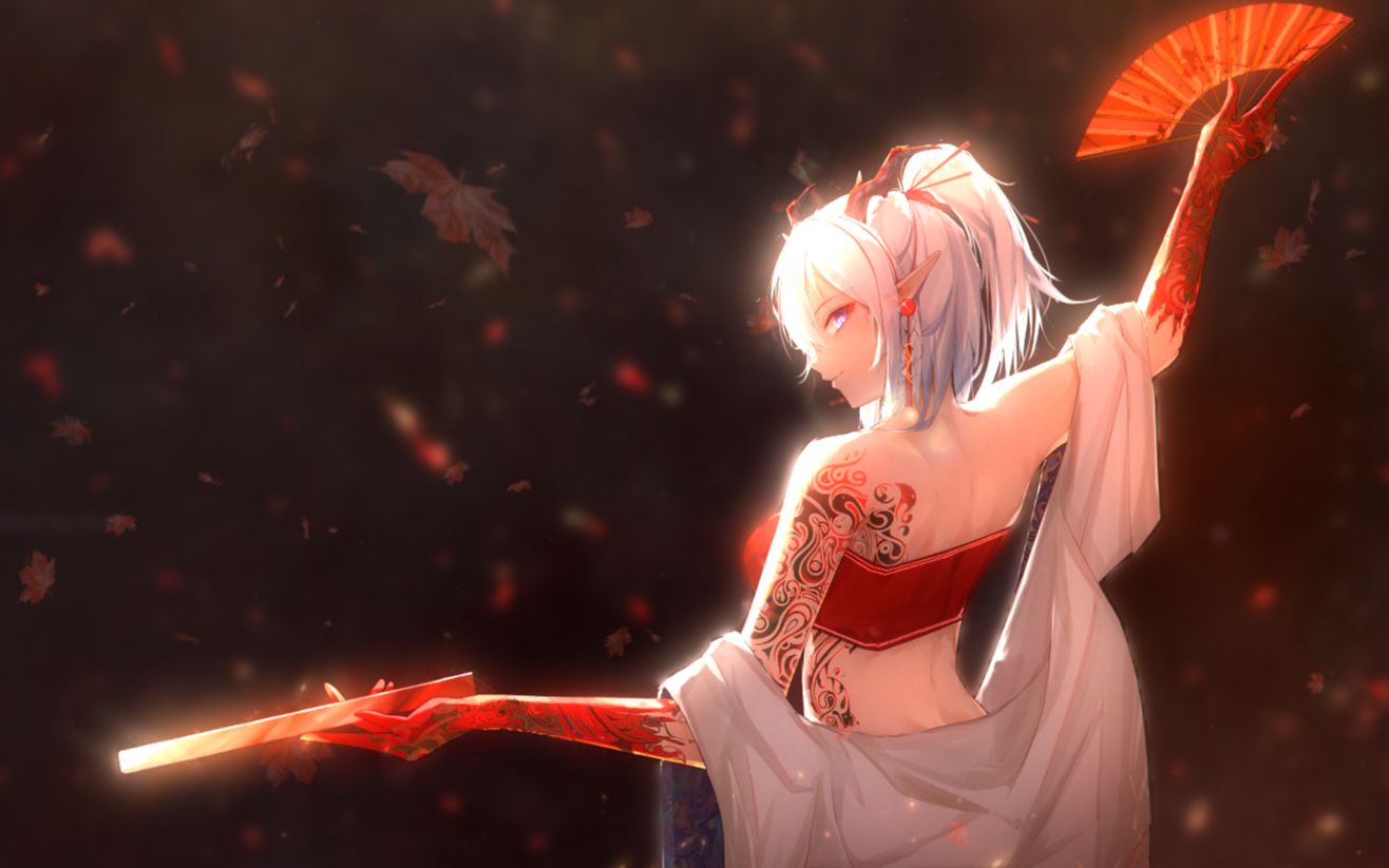 【多素材】那些二次元中的白毛群像