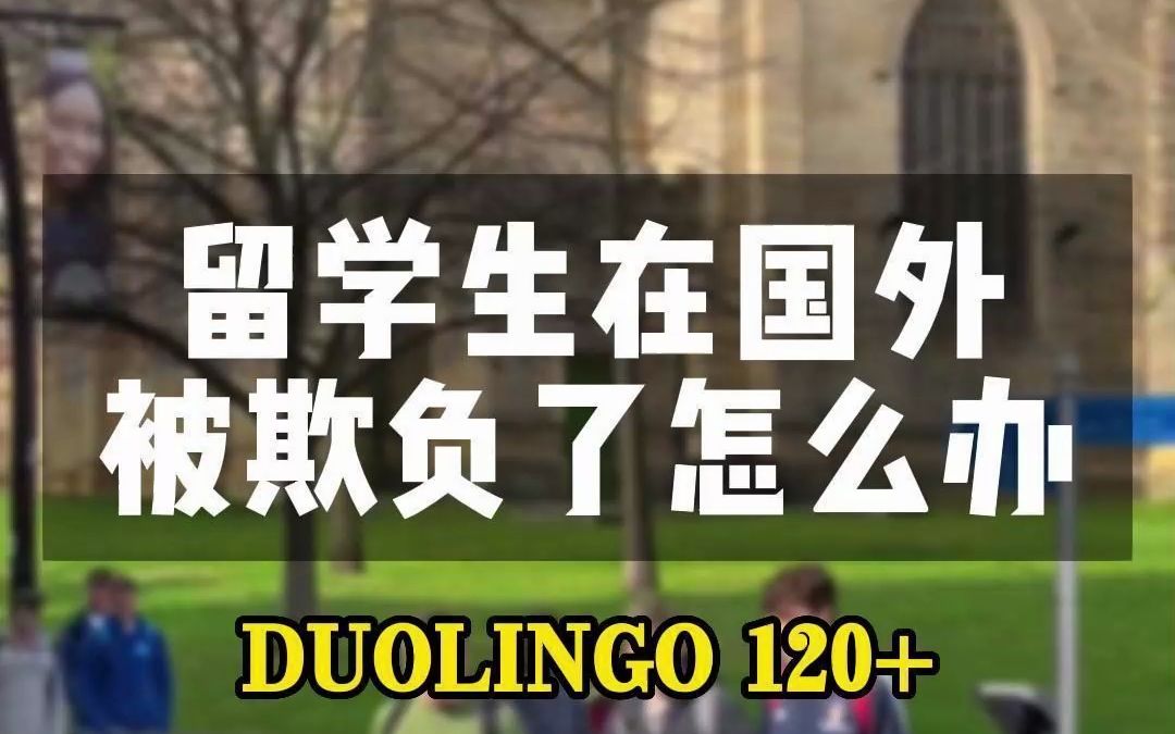 留学生在国外被欺负了,该如何维护自己的权益?哔哩哔哩bilibili