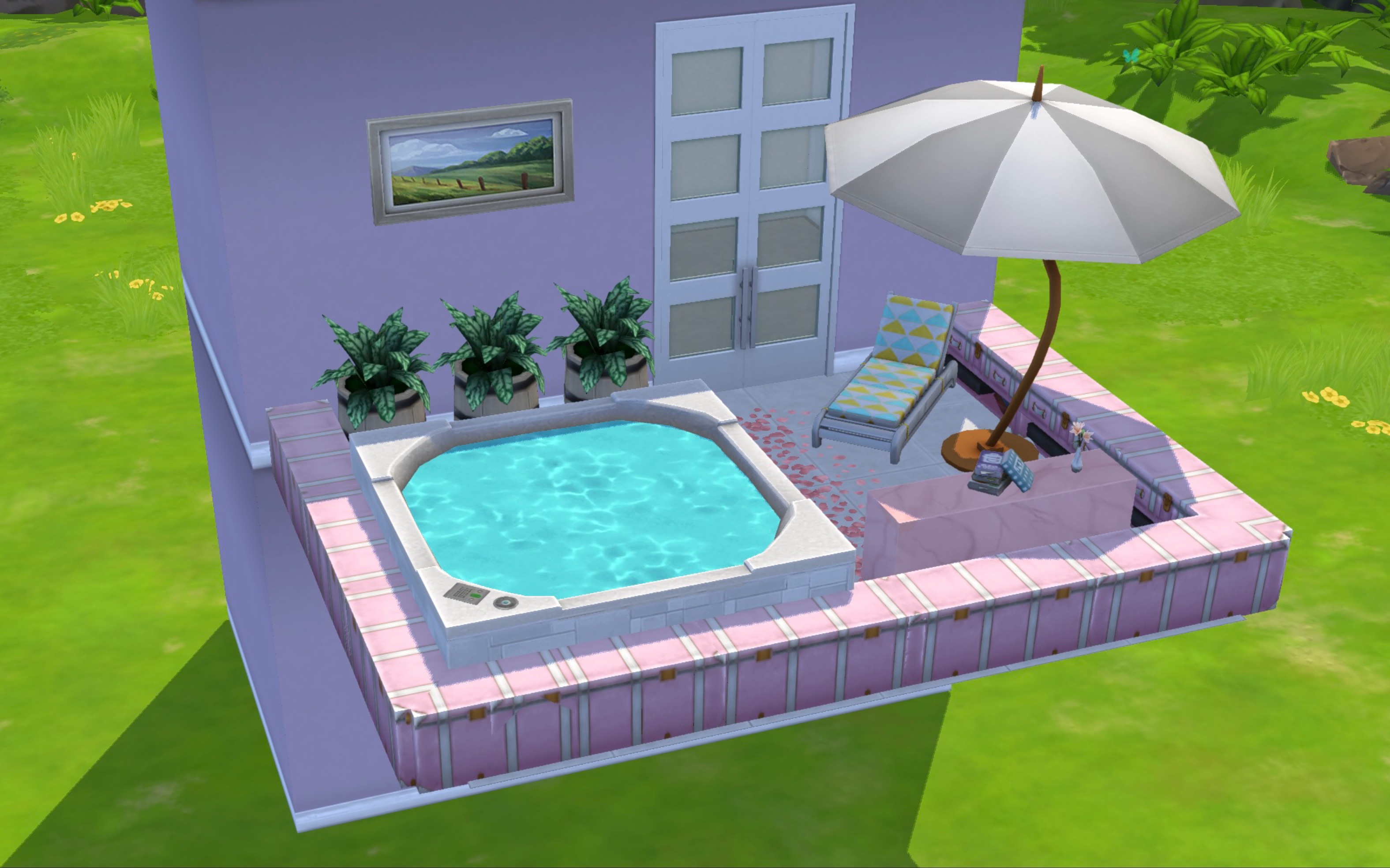 模拟人生阳台模拟人生移动版阳台我也学会卡阳台啦0766σ