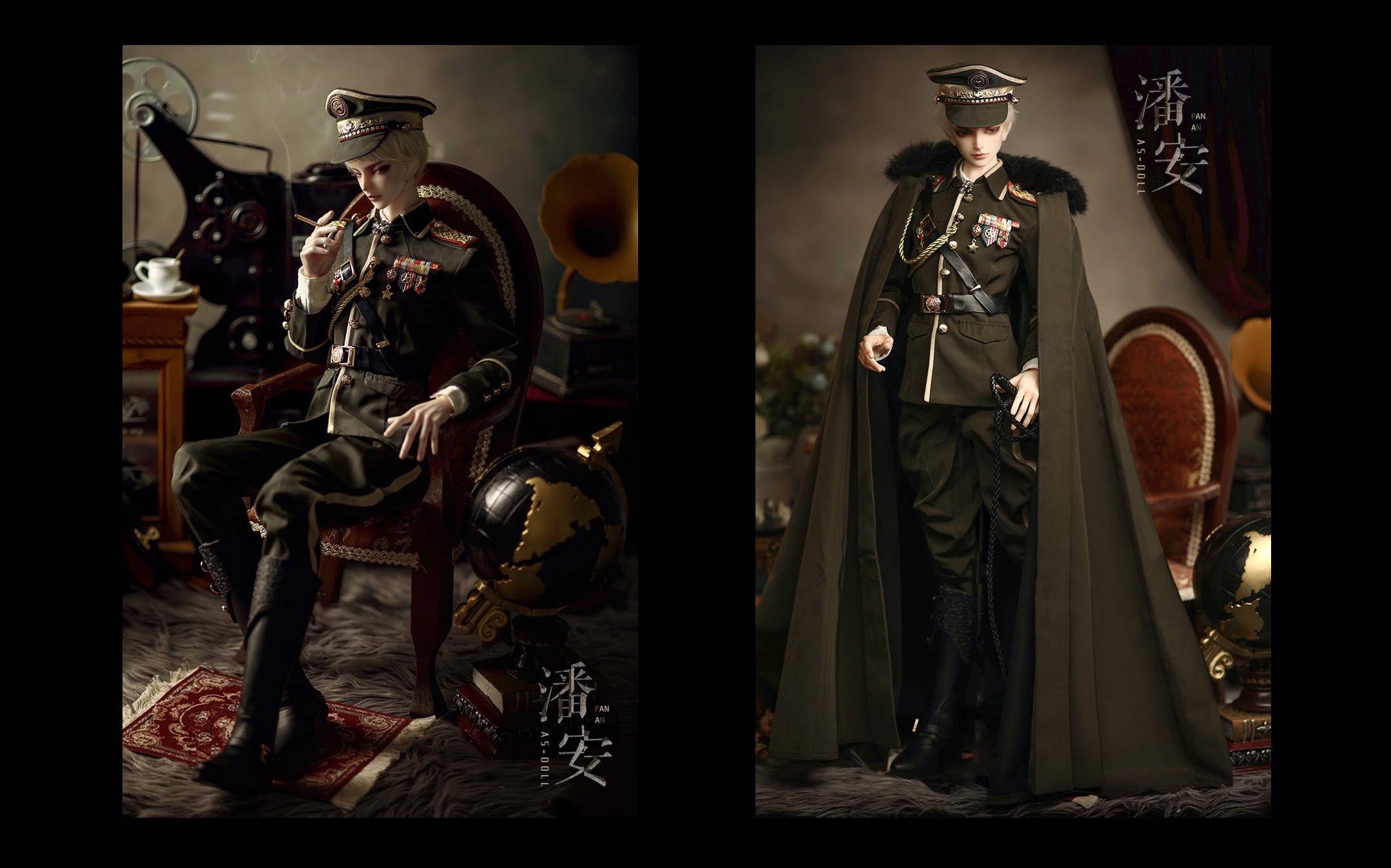 【bjd开箱】我终于又有潘安的绿军装了_哔哩哔哩_bilibili