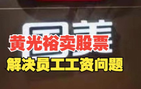 黄光裕卖股票向国美注资1.5亿港元,用以解决员工工资问题,对此你怎么看?哔哩哔哩bilibili