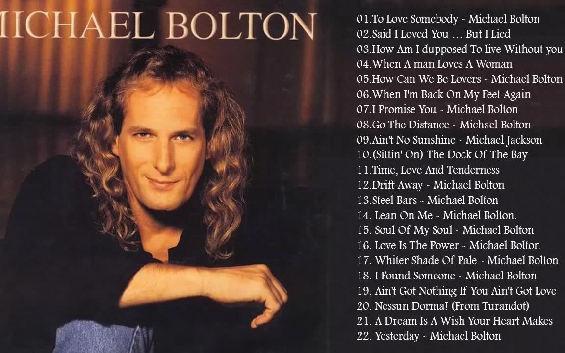 迈克尔波顿 情歌金曲合集 Michael Bolton Greatest Hits哔哩哔哩bilibili