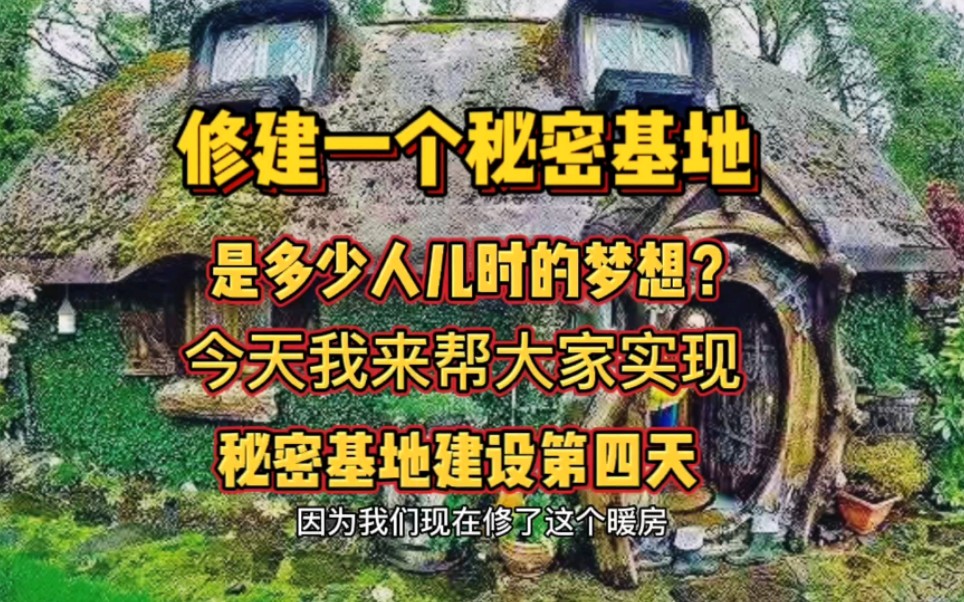 你小时候没有想过找一块地建设一个自己的秘密基地?哔哩哔哩bilibili