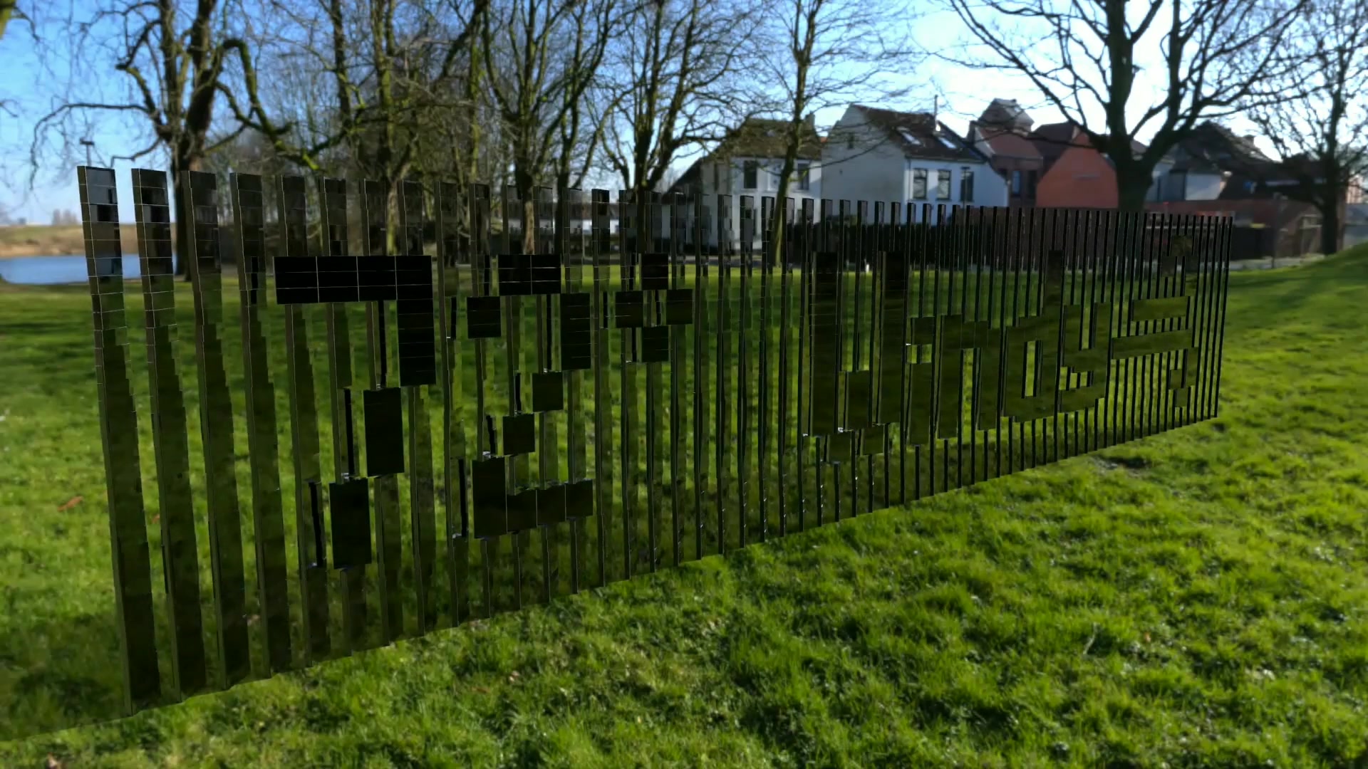 【艺术】栅栏 - brixels装置艺术