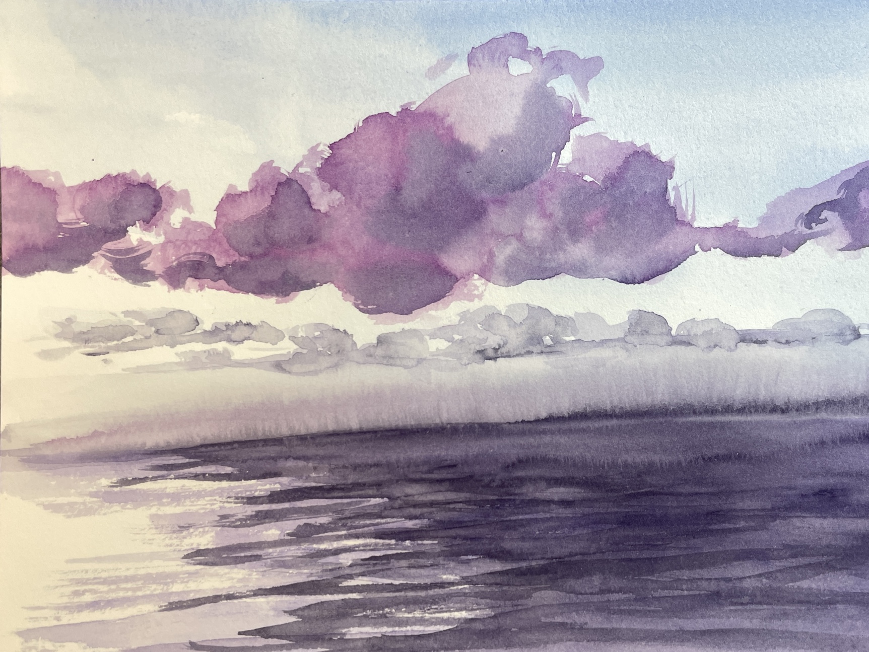 浅层世界#速写 #艺术 #绘画 #绘画过程 #水彩