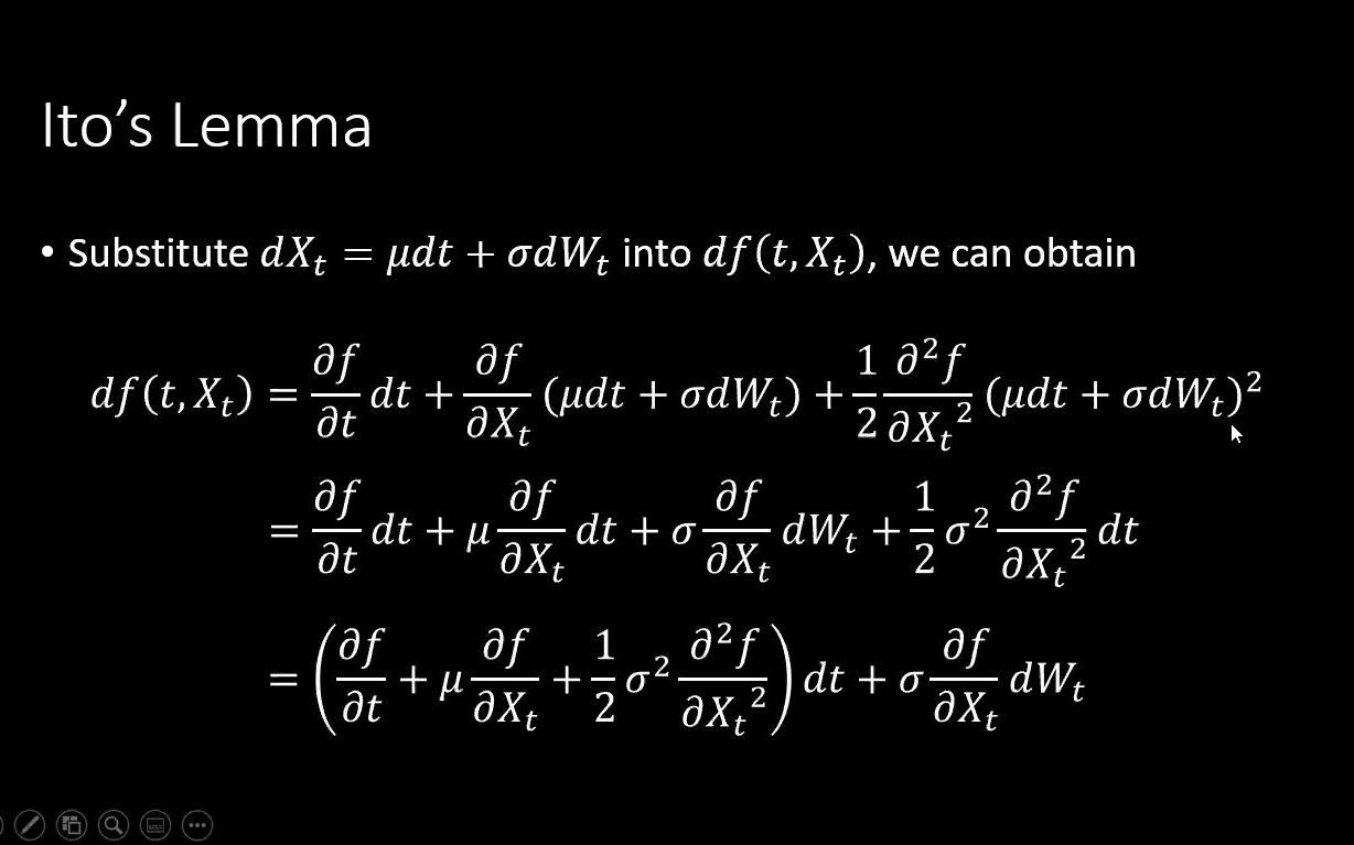 [图]量化金融系列：Ito Calculus （伊藤微积分）