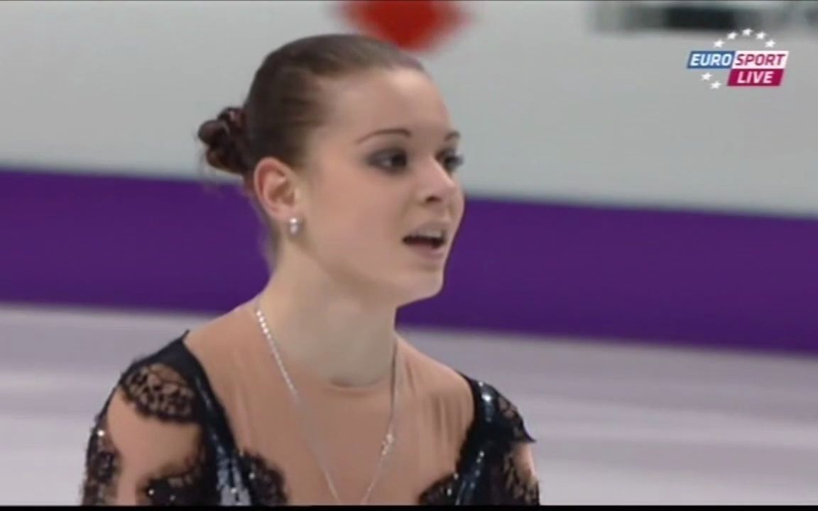 【安迪琳娜ⷦ–黎˜尼科娃】2013 WC Adelina Sotnikova SP ESP哔哩哔哩bilibili