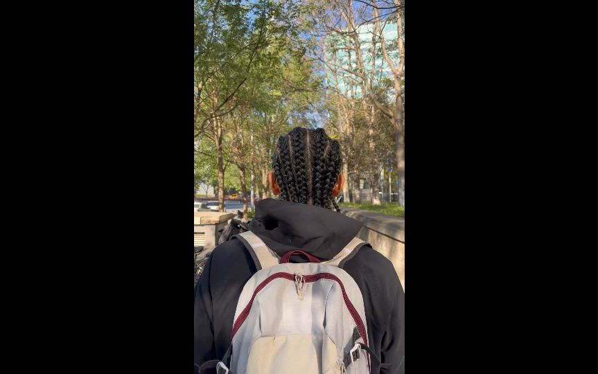 第一次绑脏辫(玉米辫)