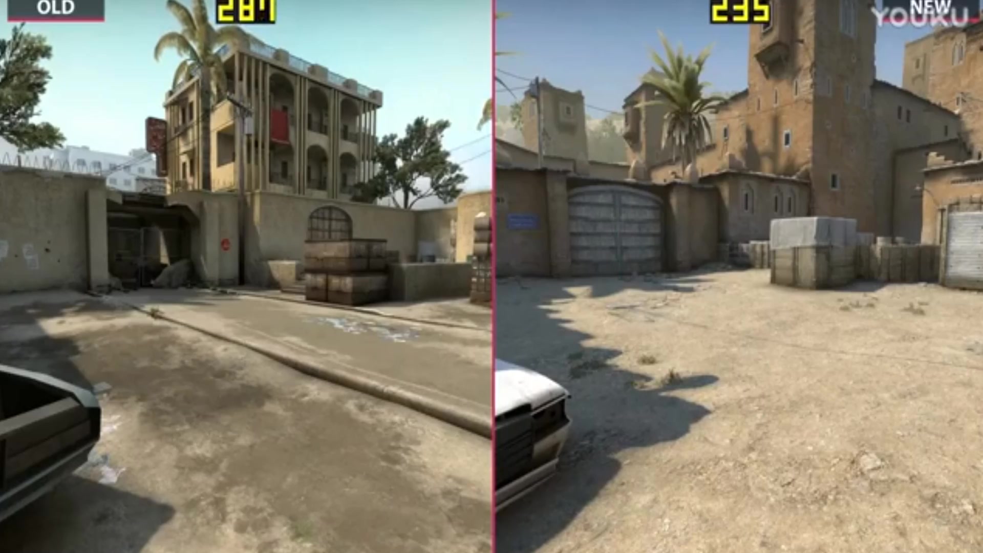 cs go 经典地图沙2 新老版本对比视频_哔哩哔哩 (゜-゜)つロ 干杯