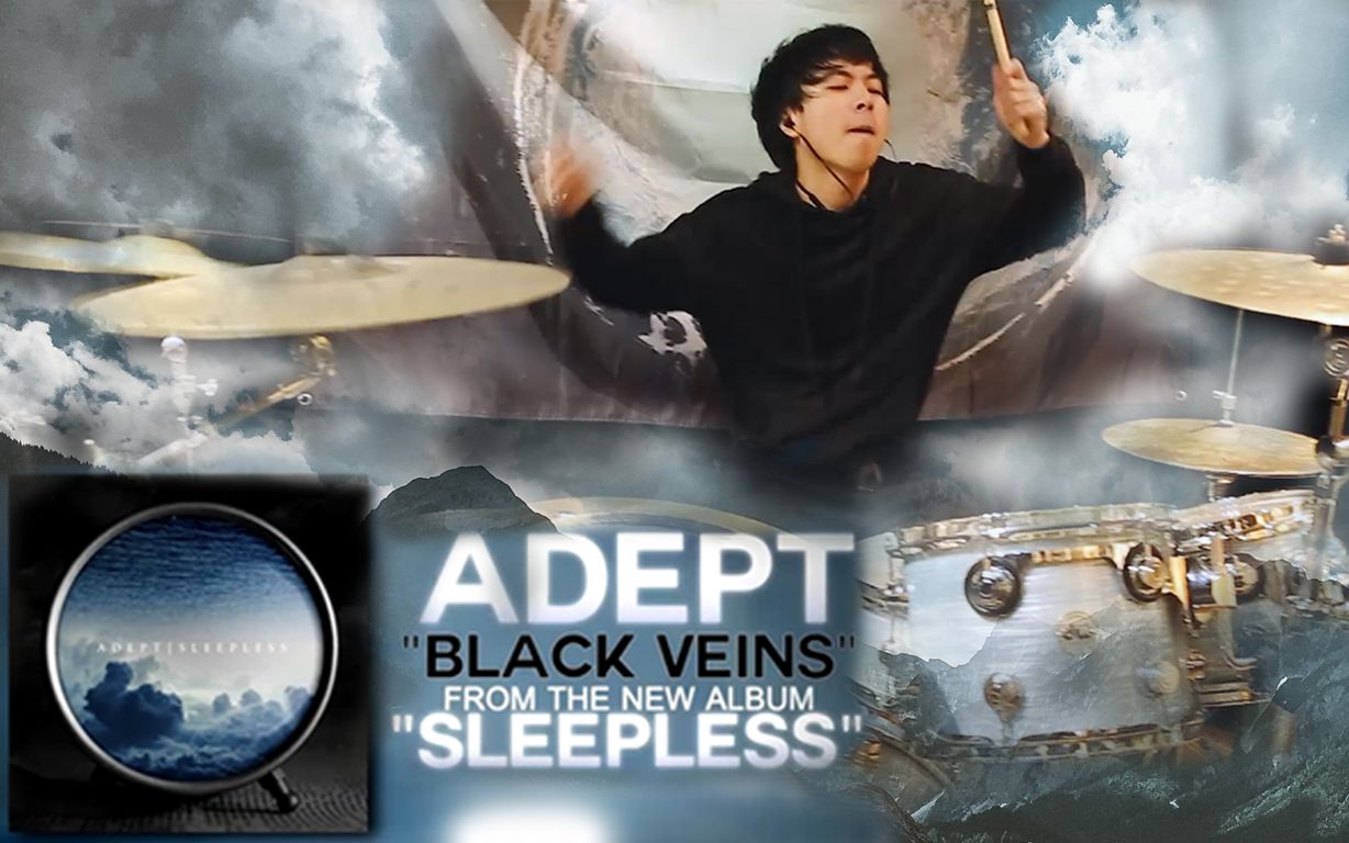 [图]【架子鼓】双踩的胜利！翻奏Adept-Black Veins