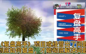 Download Video: 《复盘高手》项目或经营出了问题，到底如何复盘，才能彻底解决问题？