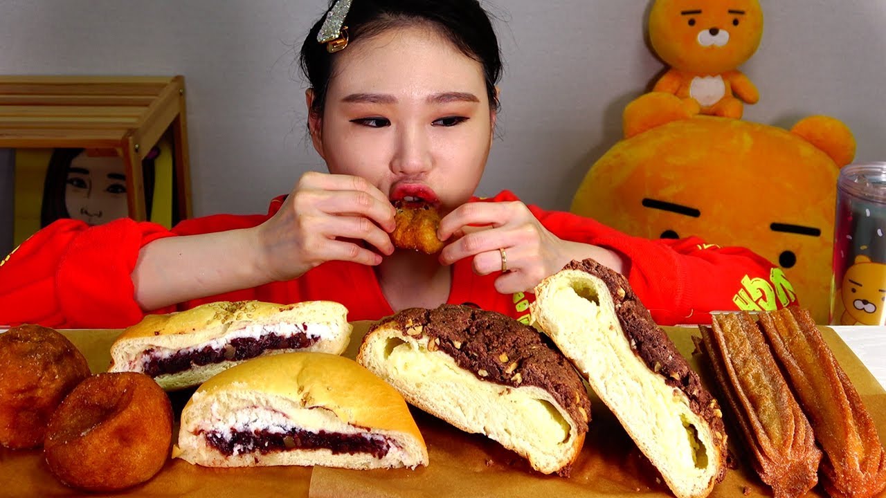 【卡妹】橡子给我买的jean blary面包吃播mukbang(2019年9月24日11时