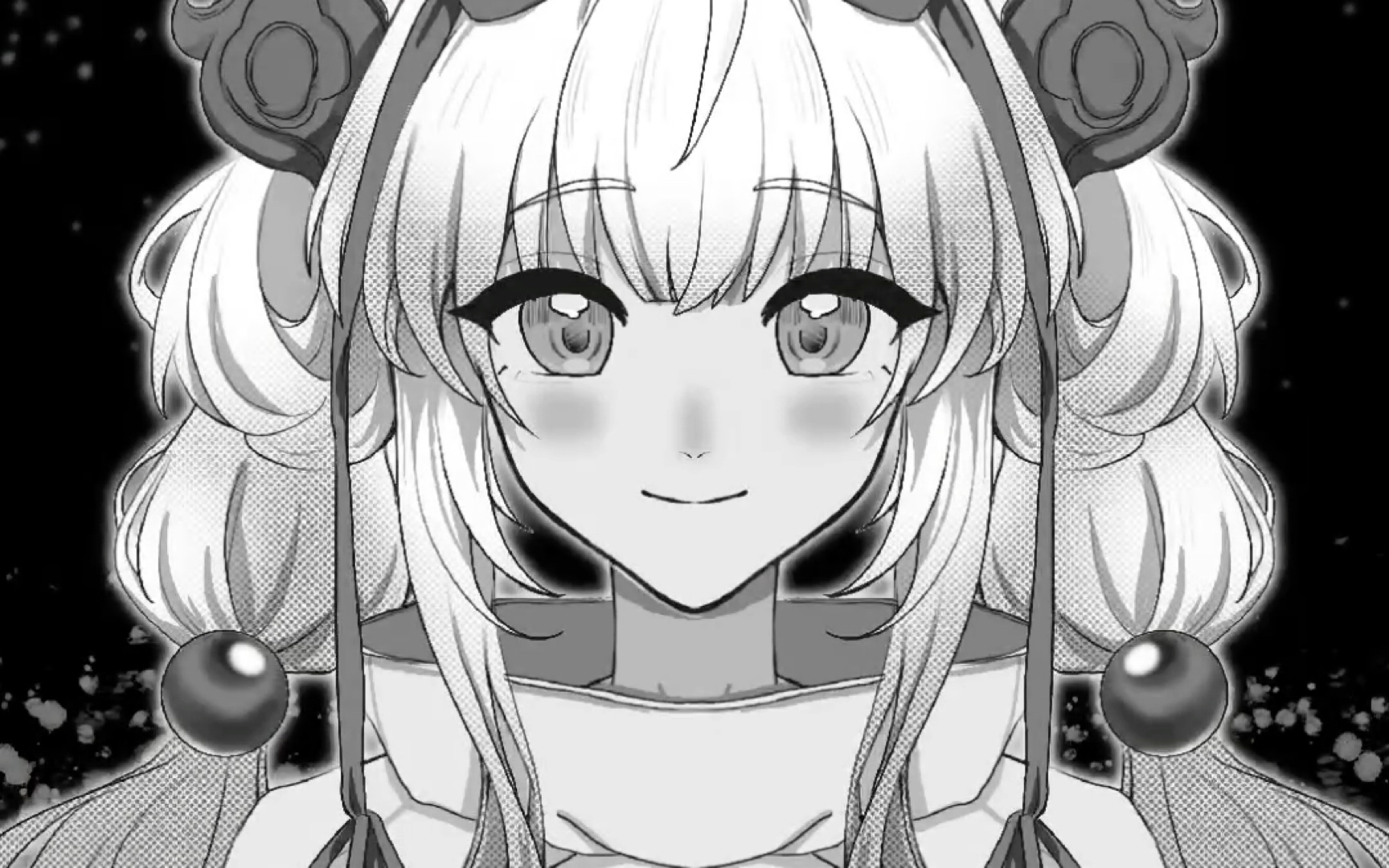 【procreate绘画】黑白对称证件照过程-公孙离祈雪灵祝