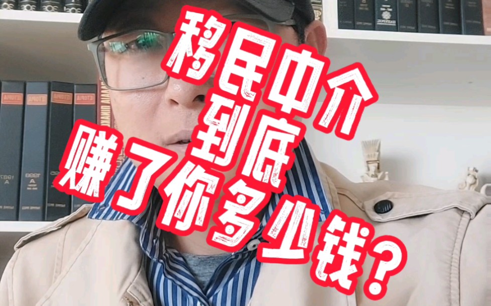 移民中介到底赚了你多少钱?哔哩哔哩bilibili