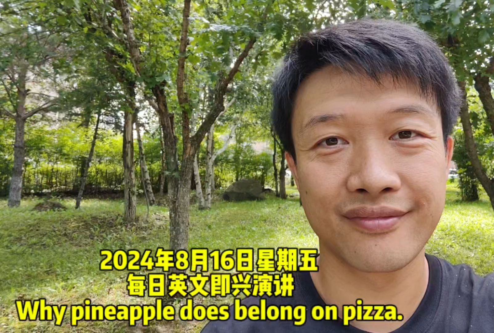 每日英文即兴演讲 Why pineapple does belong on pizza.哔哩哔哩bilibili