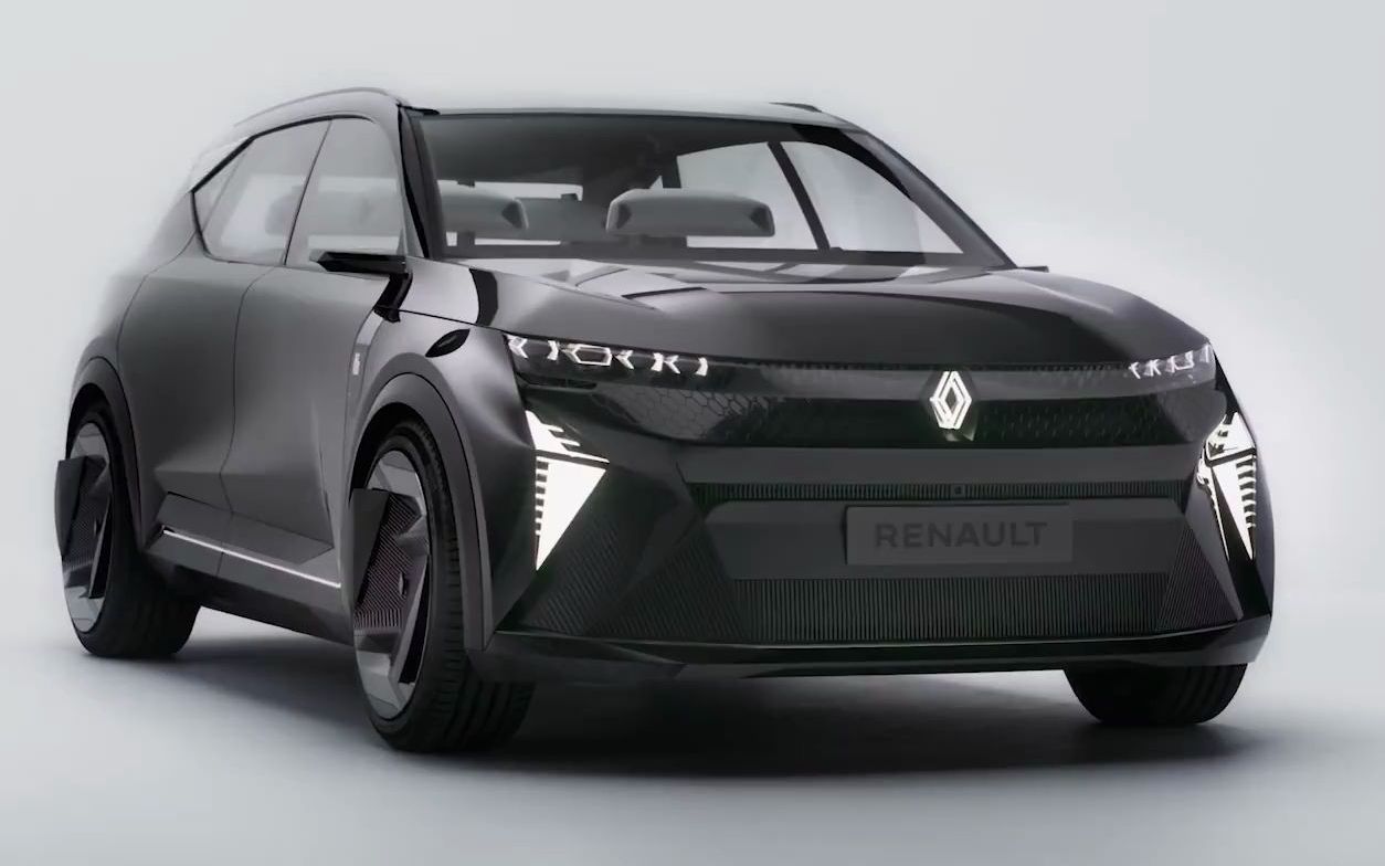 雷诺scenic vision氢动力概念车静态外观与内饰展示