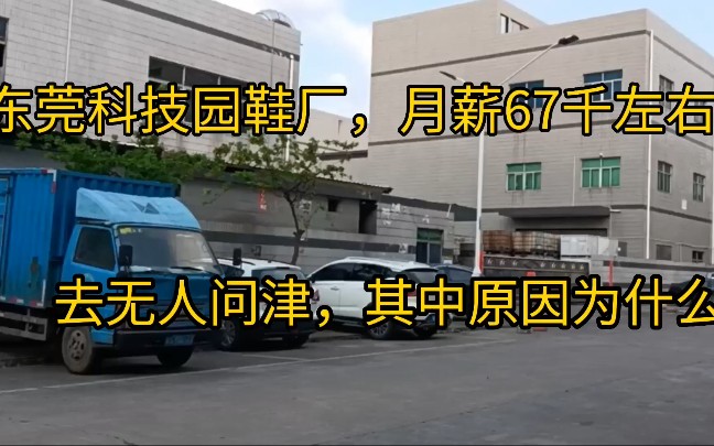 实拍东莞鞋厂科技园,月薪67千左右,去无人问津哔哩哔哩bilibili