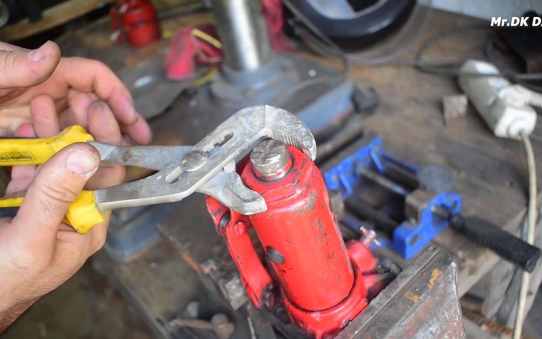 diy制作液压拉马