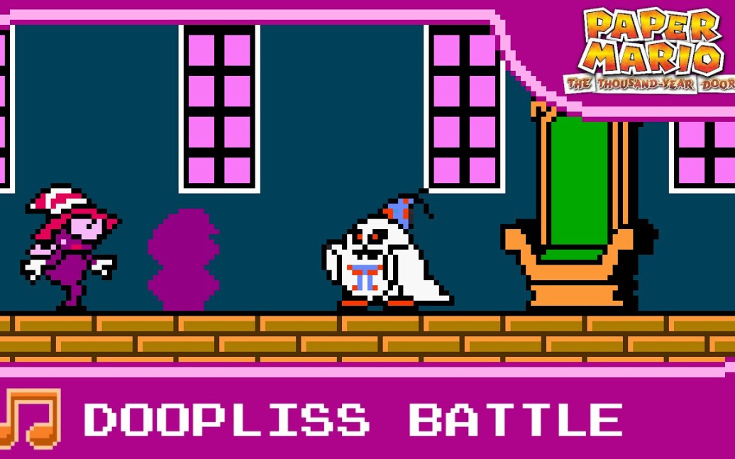 [图]［纸片马力欧：千年之门］Doopliss战 8bit版