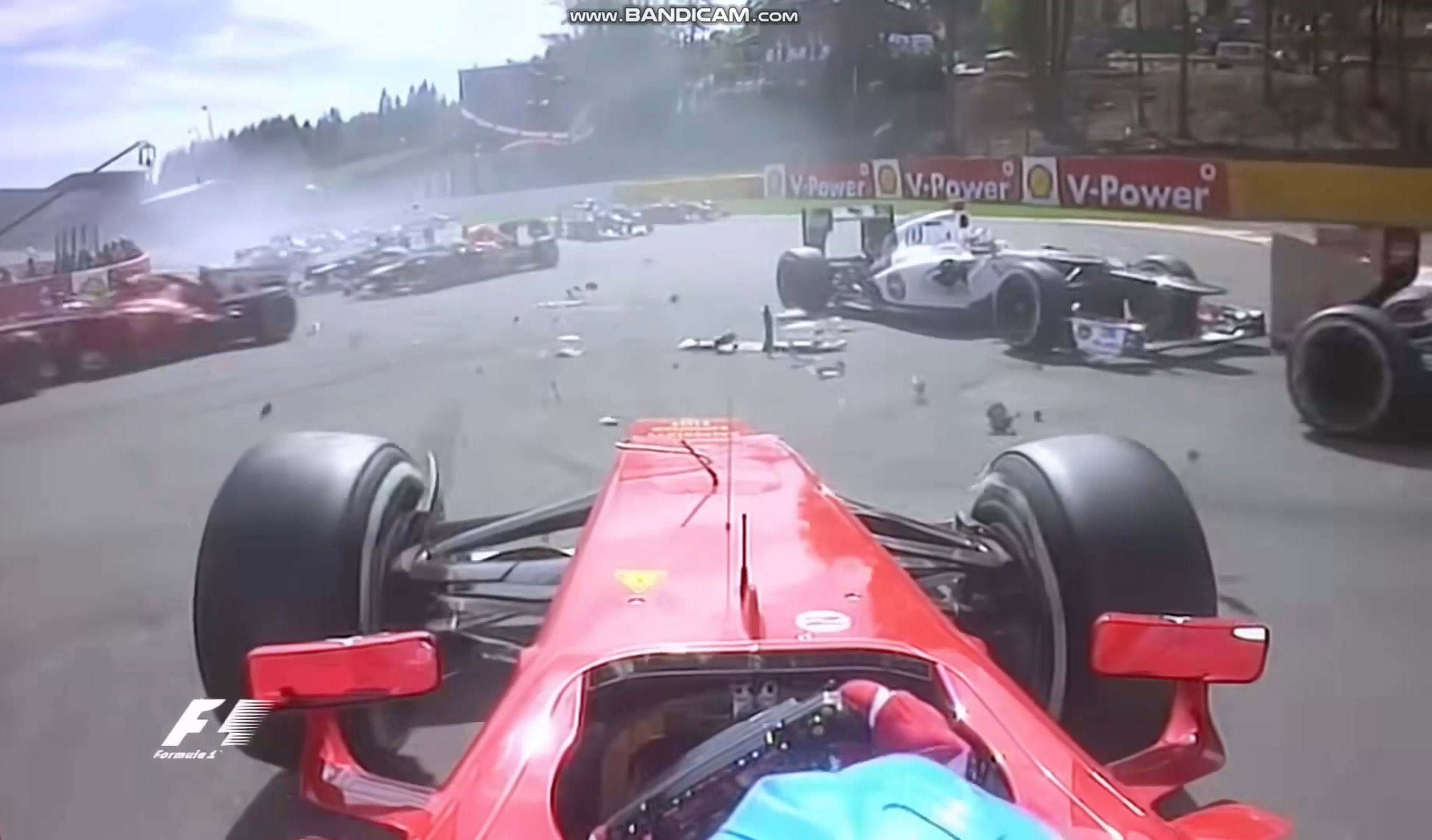 f1翻车视频
