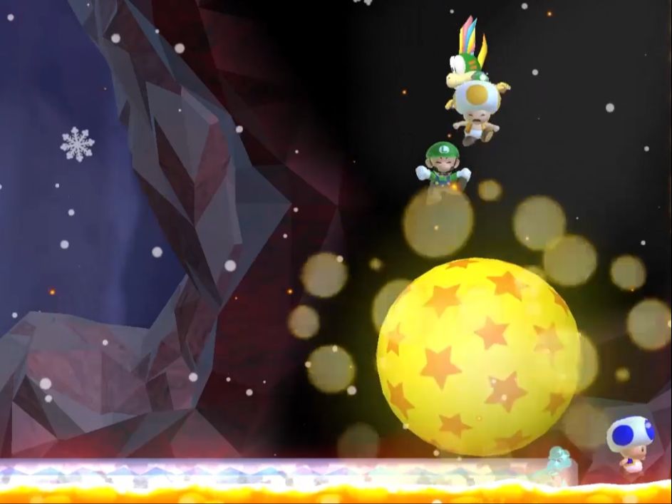 【火鸡】super luigi land wii 多人联机下饭流程 看似4个人实则3.