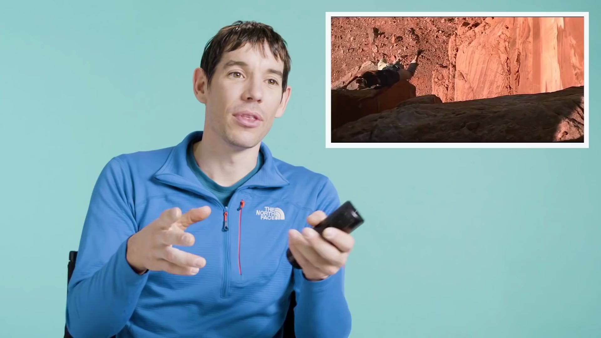 [攀岩] alex honnold breaks down iconic rock climbing scenes | gq