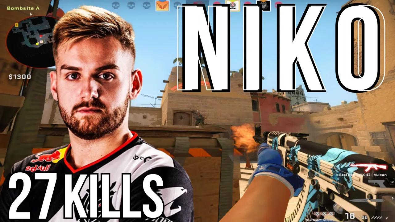 csgo pov g2 niko plays faceit