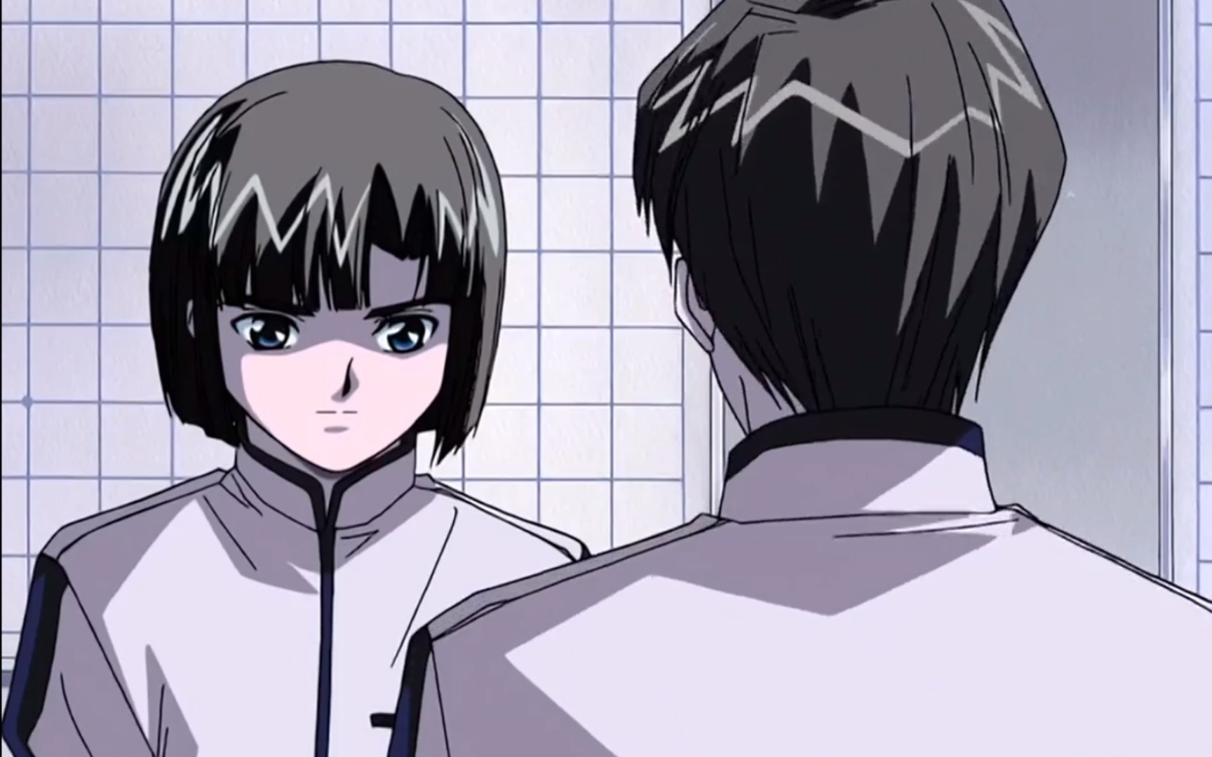 棋魂动漫:海王中学围棋社主将岸本vs塔矢亮