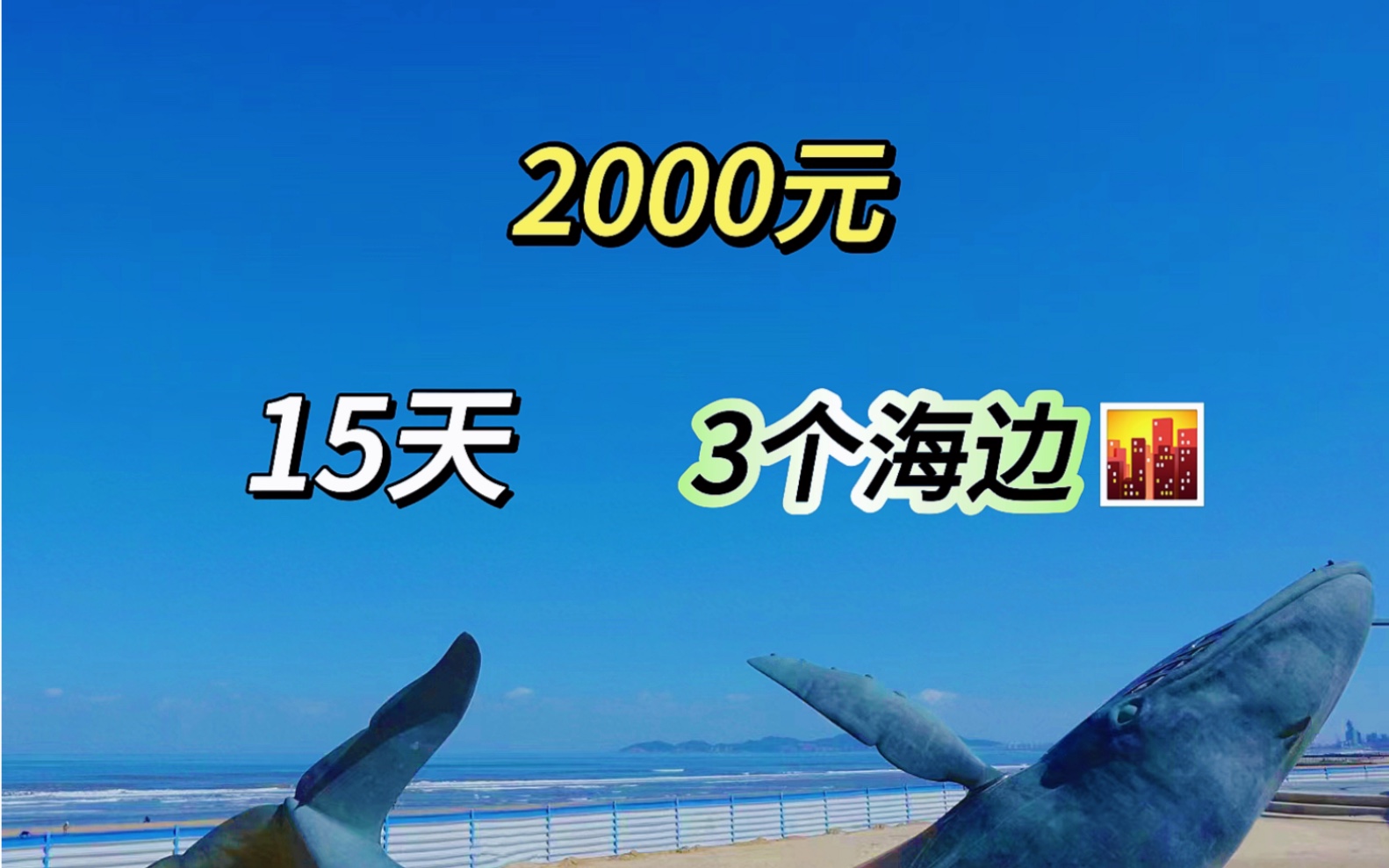 花2000块,15天玩三个城市是一种什么体验?很舒服!海边城市就应该这么玩!哔哩哔哩bilibili