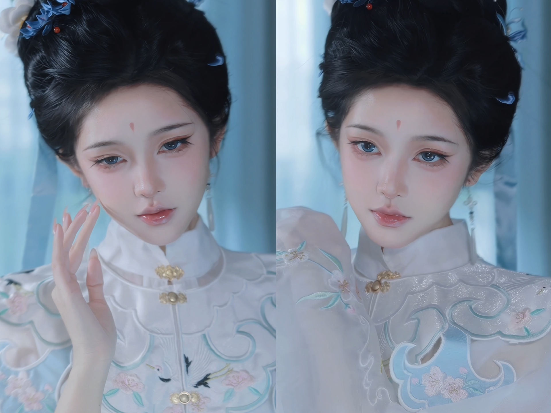 【OGS东方女孩试镜秀】复古运动风穿搭-飘啊飘的雪-美人儿-哔哩哔哩视频