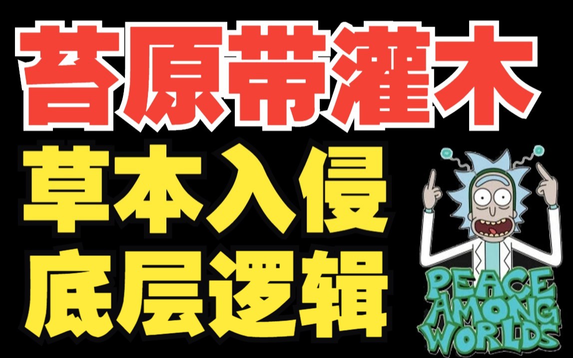 ❤苔原带!草本入侵?自然地理难题!超实用的底层因果逻辑!哔哩哔哩bilibili