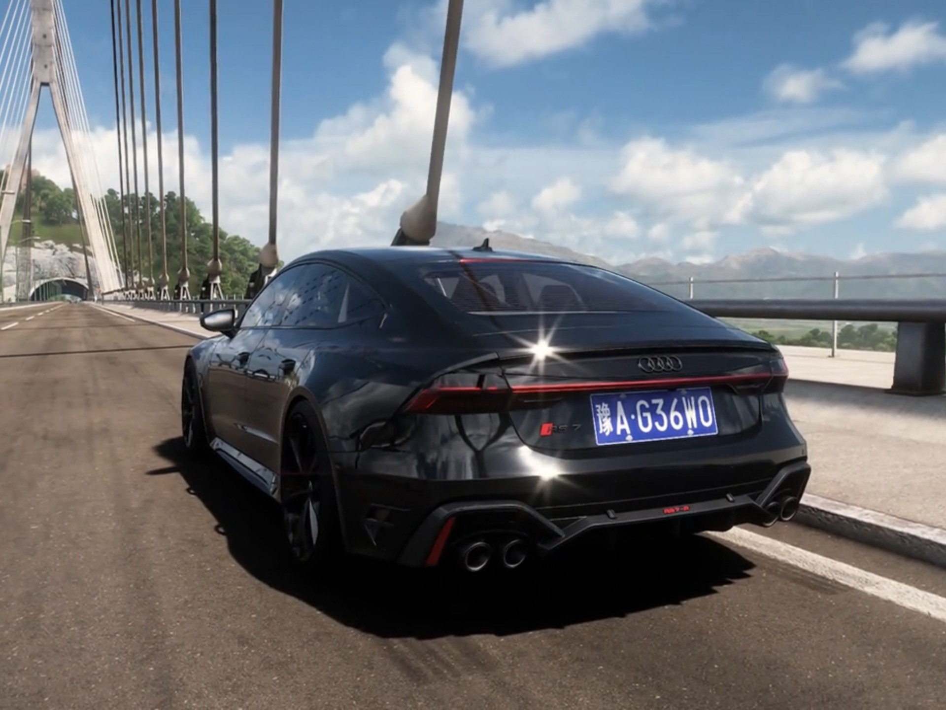 如果我说这是3050画质下的地平线5,你们信吗?