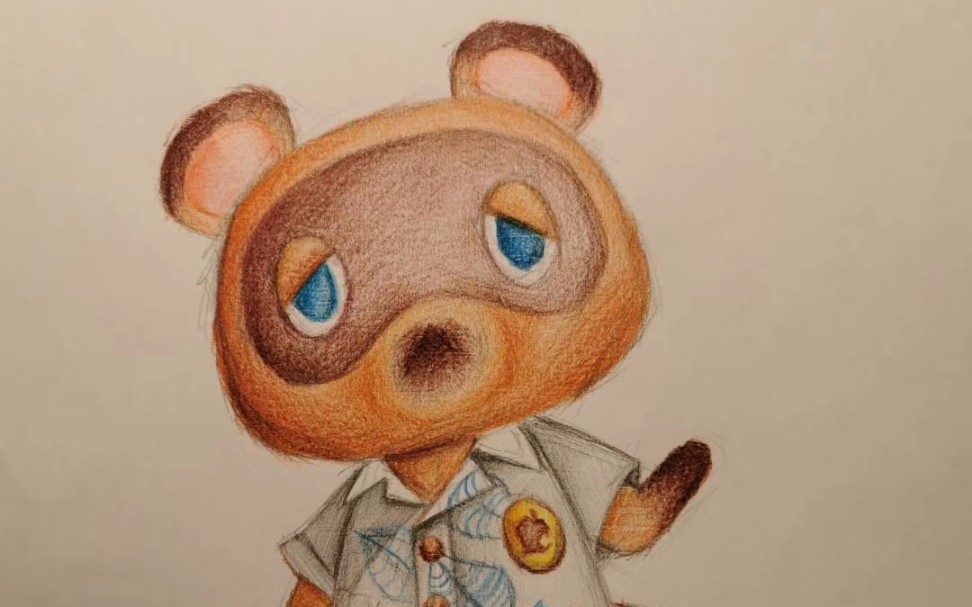 活动作品ns动物森友会手绘放贷王狸克