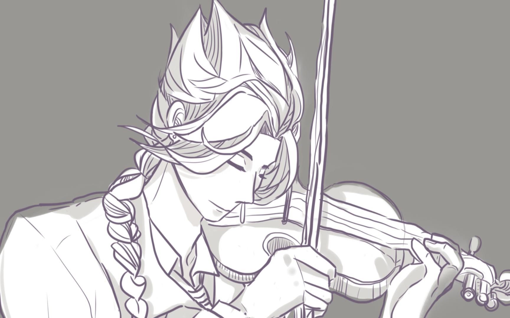 【lol手书】凯隐的worlds smallest violin