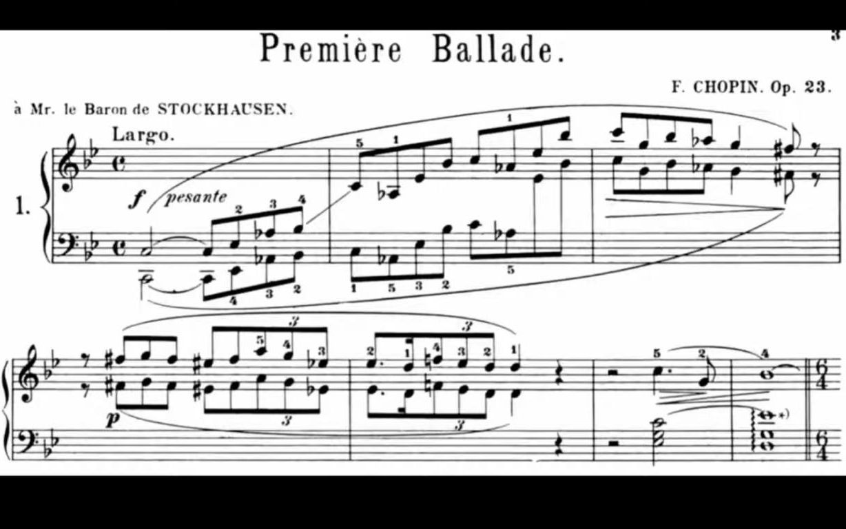 [图]【钢琴】肖邦 - 四首叙事曲合集（里赫特演奏） Chopin - 4 Ballades (Sviatoslav Richter)