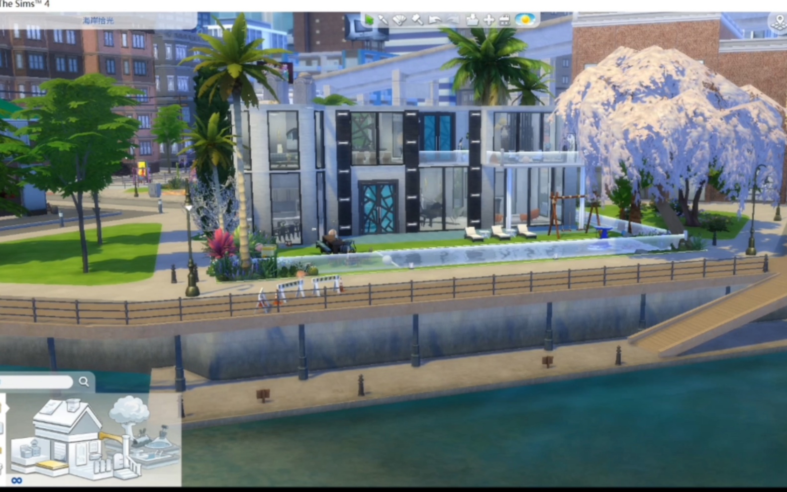 模拟人生4|the sims|房子建筑|海岸拾光