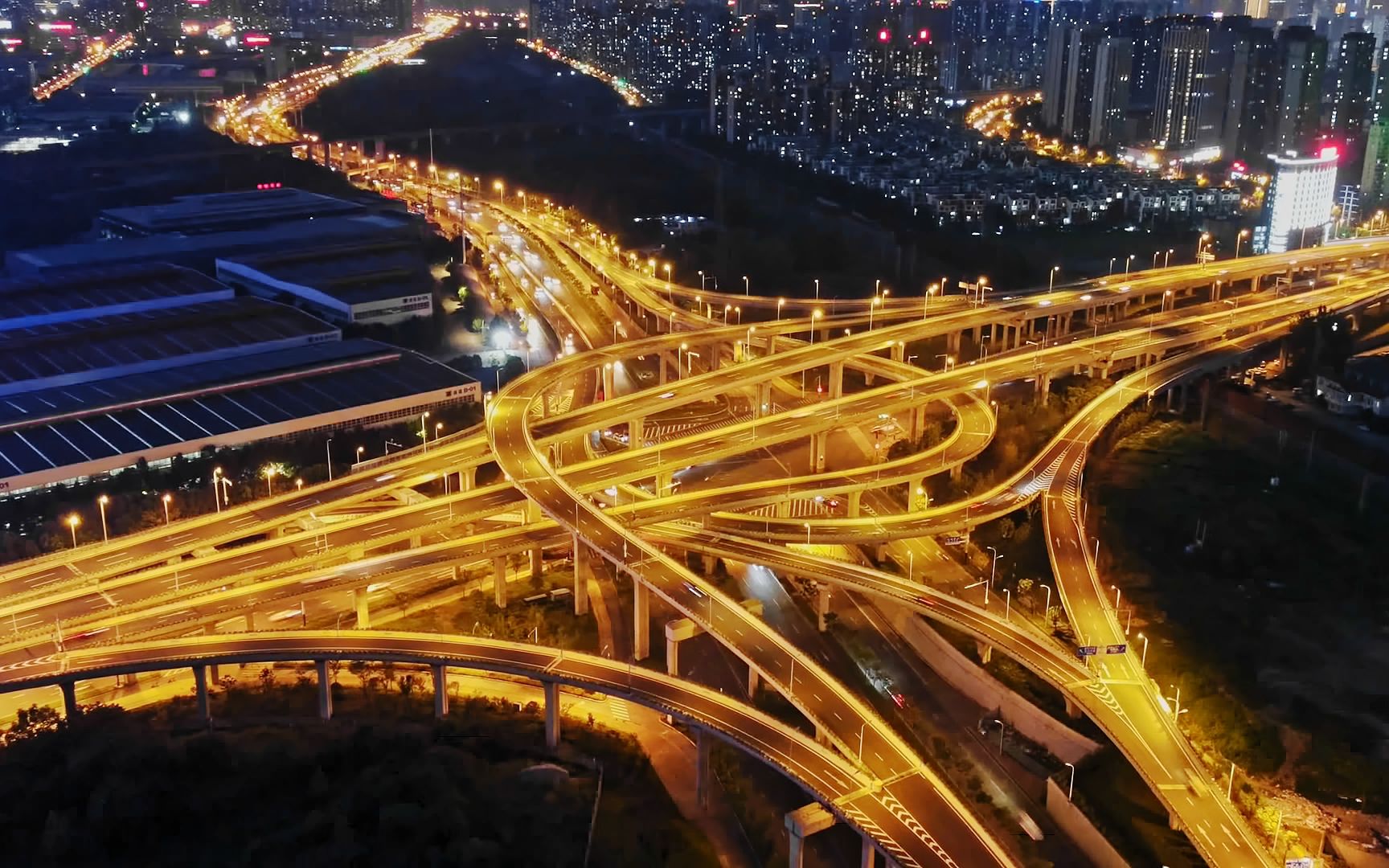 合肥城市风景集贤路与繁华大道交口