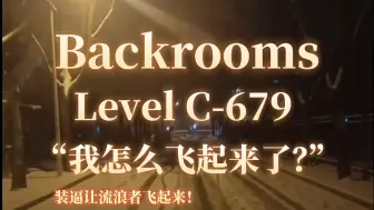 Download Video: 【Backrooms】Level C-679 “我怎么飞起来了？”介绍。神鹰哥专属层级？让流浪者飞起来！