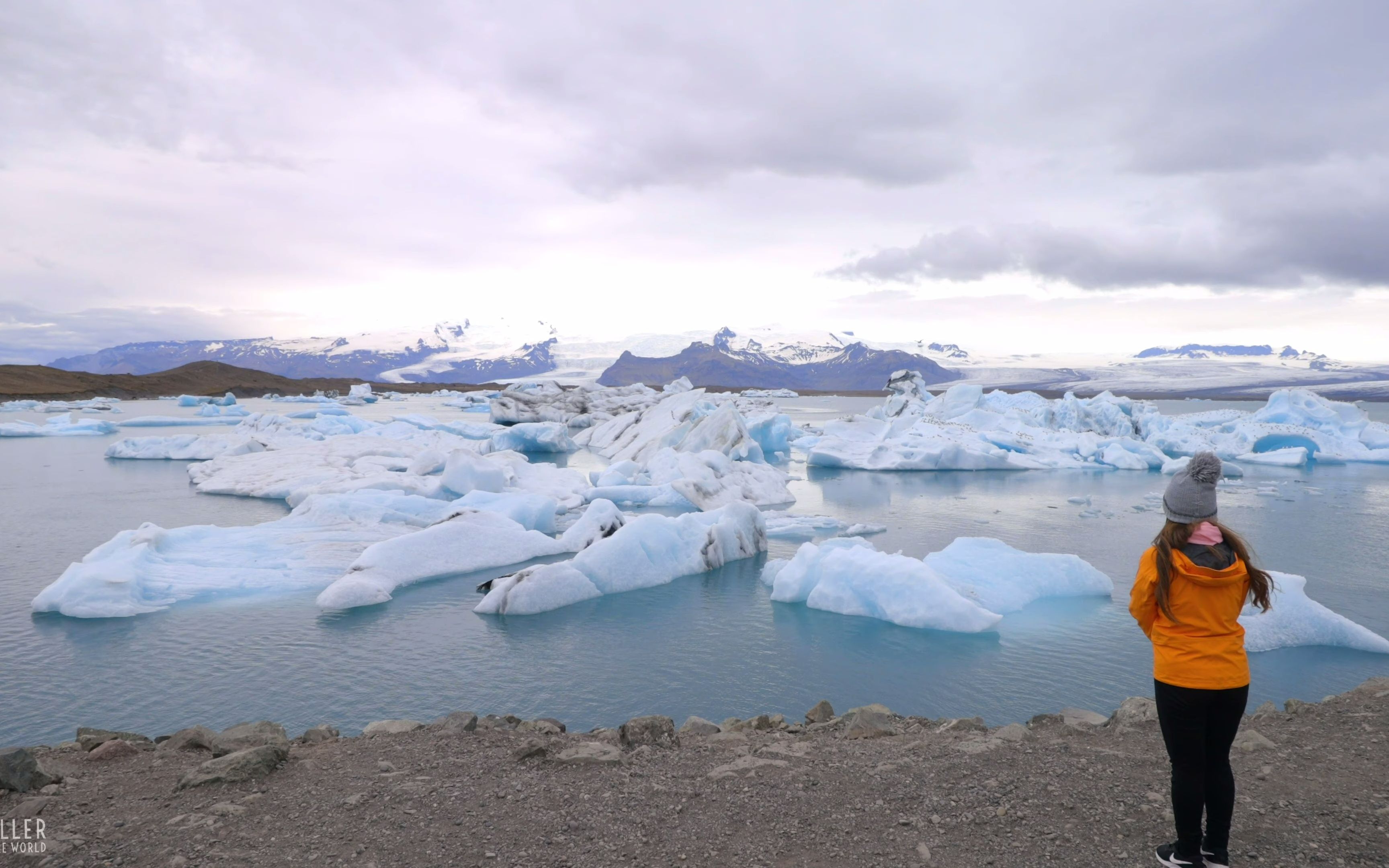 【4k超高清-冰岛】冰岛约库尔萨隆冰川泻湖(2022.7.8)