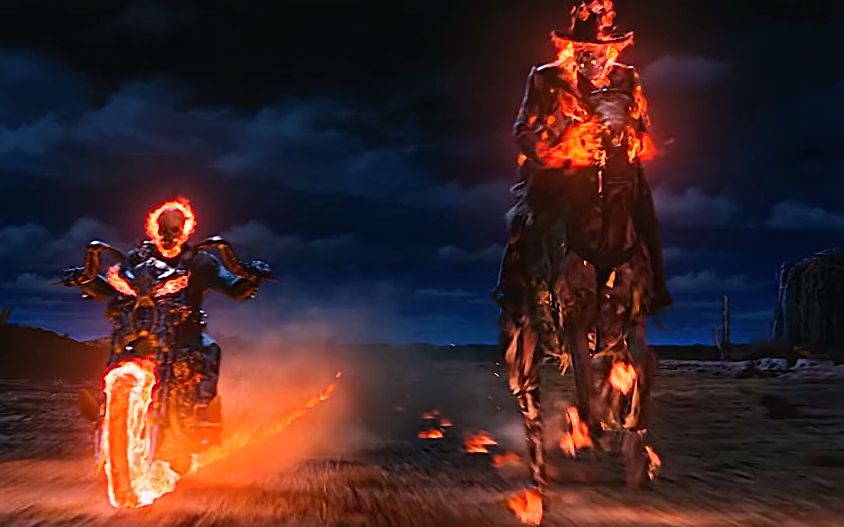 老一代的恶灵骑士这气质!最后那条蜥蜴它有罪~!